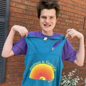 Be Beautiful TEAL, Heather Racerback Tank