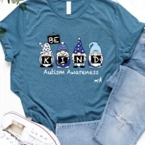 Autism Awareness Gnome Be Kind (Adult small-4xl)