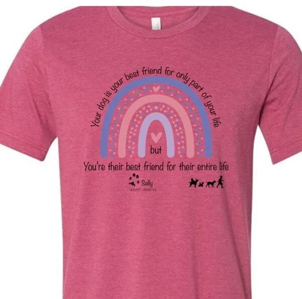 Best friend (Adult small-4xl) Heather Raspberry